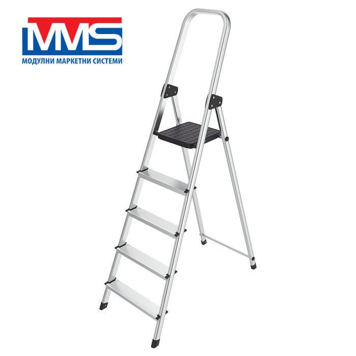 СТЪЛБА АЛУМ.ДОМ 4+1 MMS/3,00 м/150 кг EN131