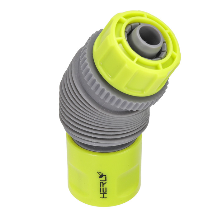 КОНЕКТОР 1/2"ж ЗА МАРКУЧ 1/2" С ГЪВКАВА ВРЪЗКА ABS HERLY-S