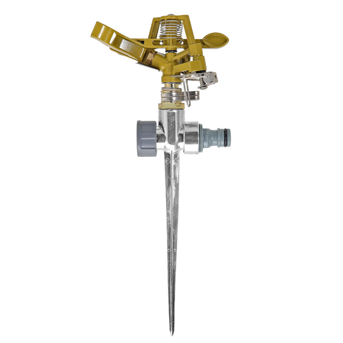 METAL IMPACT SPRINKLER WITH METAL SPIKE