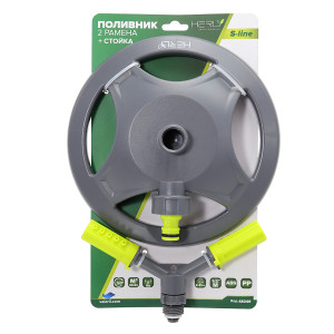 ПОЛИВНИК 2-РАМЕНА 1/2" ABS+СТОЙКА ABS HERLY-S