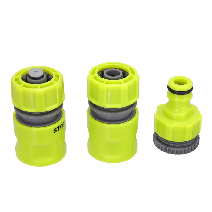 ПИСТОЛЕТ ПОЛИВЕН ПРАВА СТРУЯ КОМПЛЕКТ АДАПТЕР И 2БР КОНЕКТОРИ ABS HERL