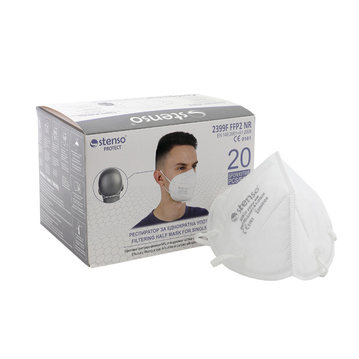 МАСКА РЕСПИРАТОР FFP2 NR БЕЗ КЛАПА 20БР.