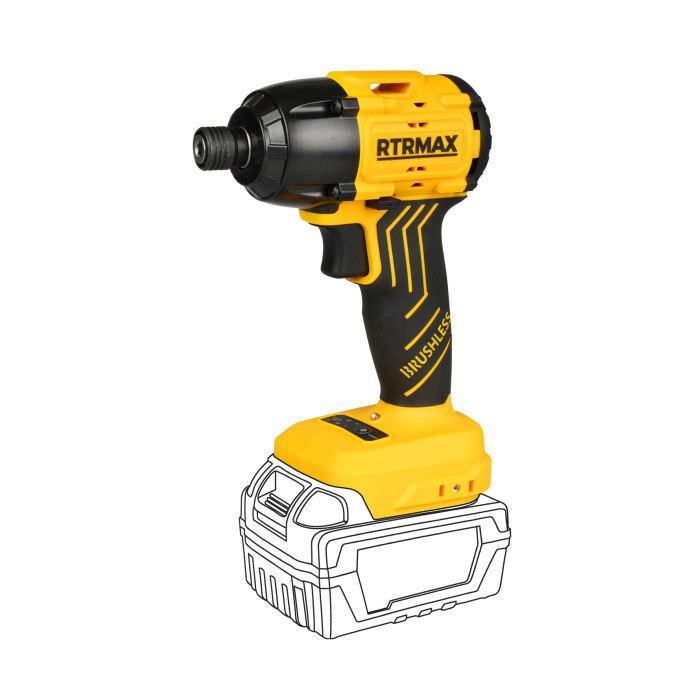 АКУМУЛАТОРЕН ВИНТОВЕРТ 20V 200NM RTRMAX RTS5020