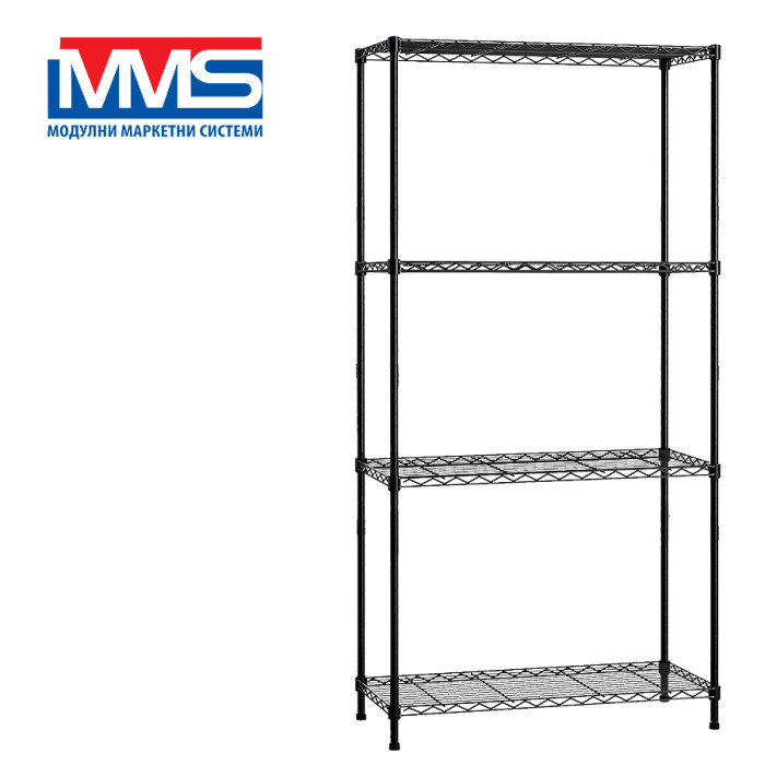 СТЕЛАЖ ТЕЛЕН 4х200 кг VALERII 180х91х45 см ЧЕРЕН